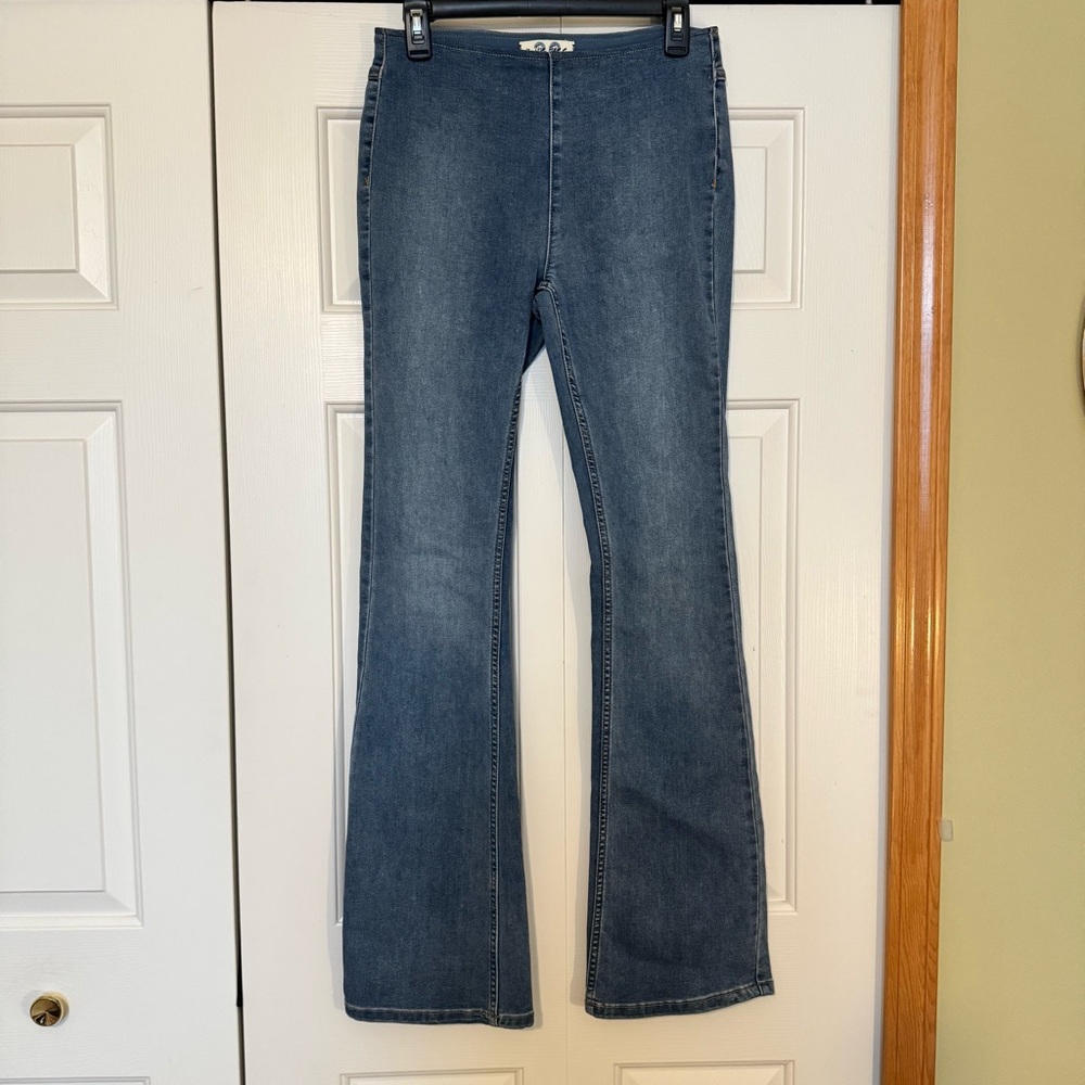 We The Free Denim Pull On Flare Jeans